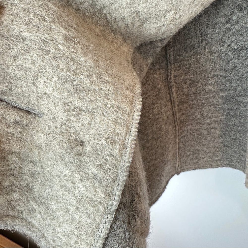 NWT PULZ Denmark Wool Blend Double Breasted Cardigan Lady Jacket M - Picture 6 of 10